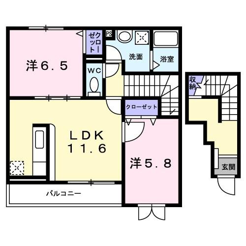 泉大津市板原町３丁目のハイツ
