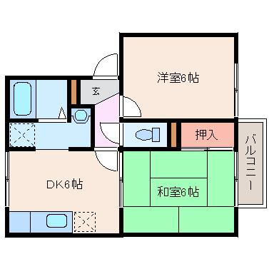 泉大津市寿町のハイツ