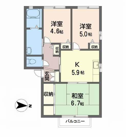 高石市西取石１丁目のハイツ