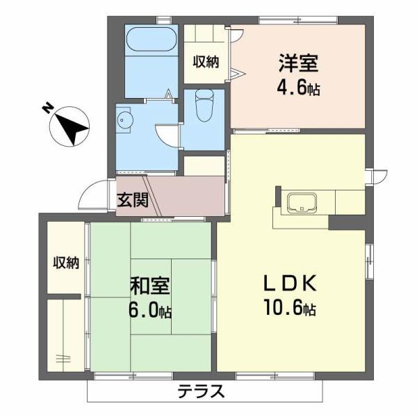 高石市綾園５丁目のハイツ