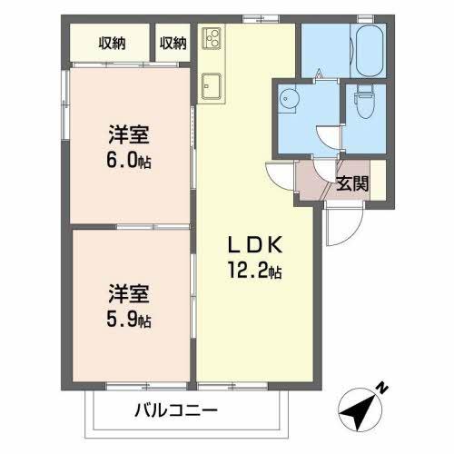泉大津市板原町４丁目のハイツ