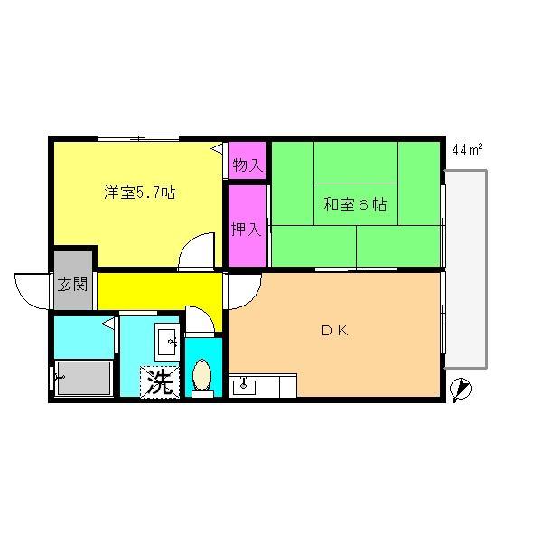 高石市綾園６丁目のハイツ