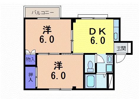 泉大津市曽根町３丁目のハイツ