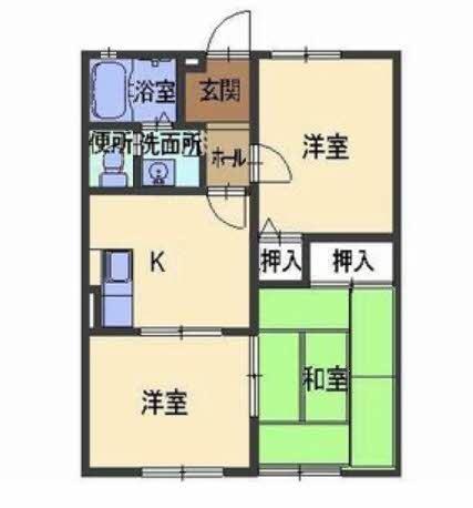 泉大津市下之町のハイツ
