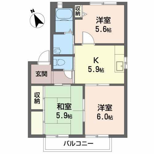 高石市東羽衣５丁目のハイツ