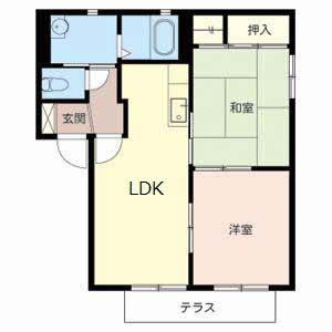 高石市綾園５丁目のハイツ