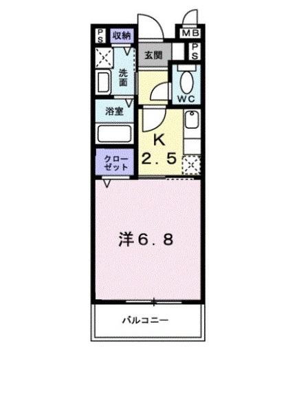 和泉市府中町のアパート(間取り)