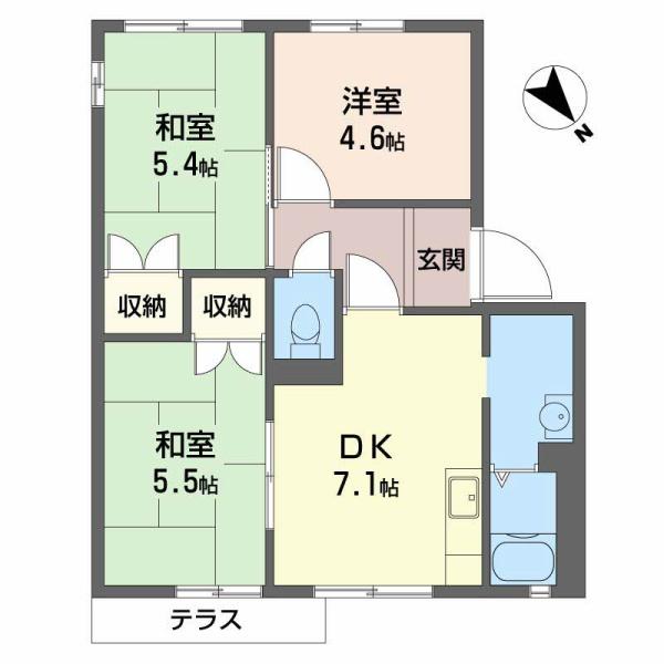 泉大津市森町２丁目のハイツ