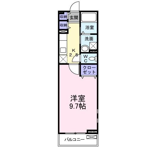 高石市千代田3丁目のアパート(間取り)