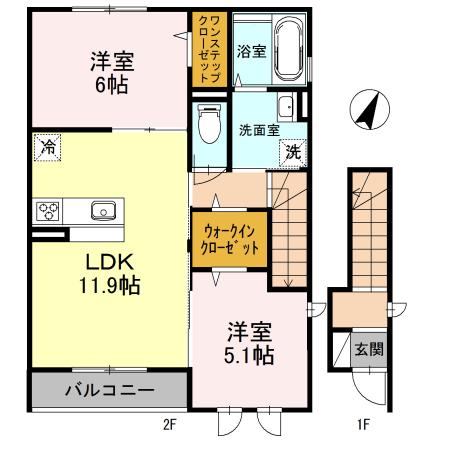 泉大津市東港町のアパート