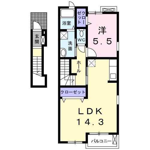 和泉市王子町のアパート