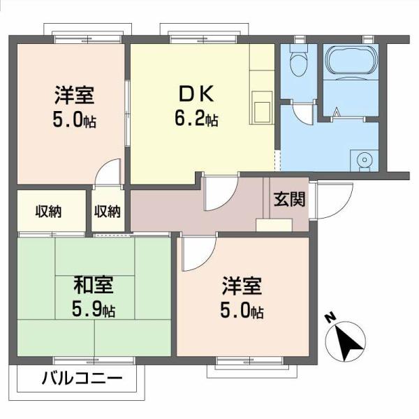 泉大津市虫取町１丁目のハイツ