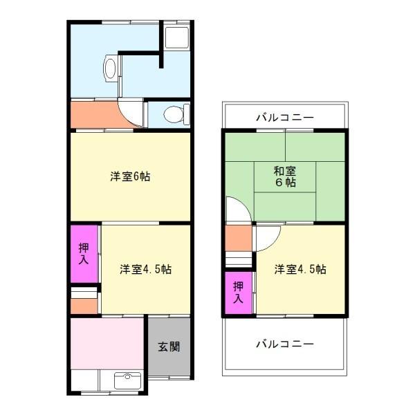 高石市加茂１丁目のテラスハウス