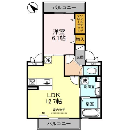 泉大津市上之町のアパート