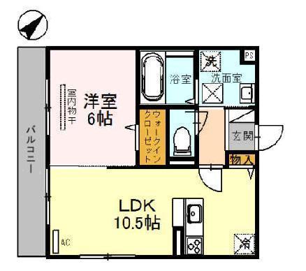 泉大津市下之町のアパート