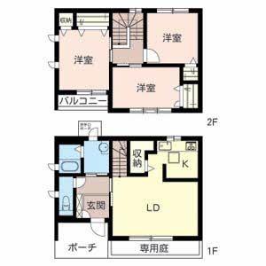 堺市西区浜寺南町１丁のタウンハウス
