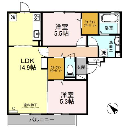 泉大津市東雲町のアパート