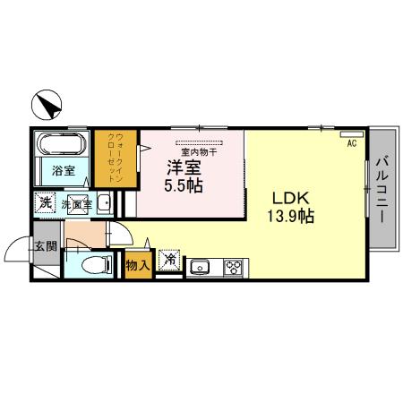 泉大津市我孫子のアパート