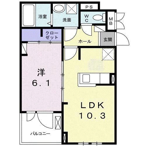 堺市西区鳳中町１０丁のアパート