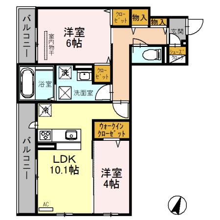 泉大津市河原町のアパート