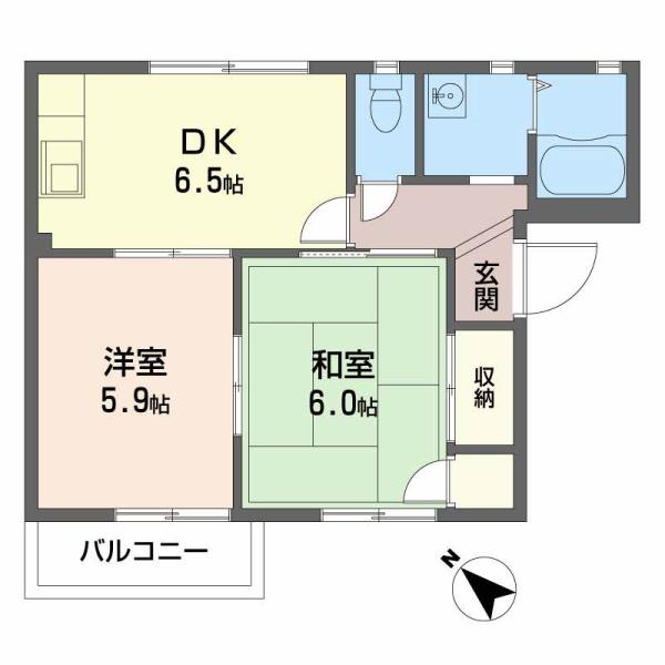 泉大津市東豊中町２丁目のハイツ