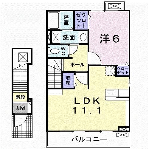 堺市西区浜寺元町６丁のアパート