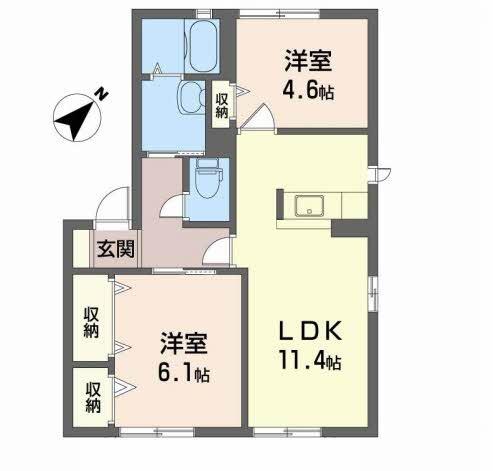 泉大津市松之浜町１丁目のハイツ
