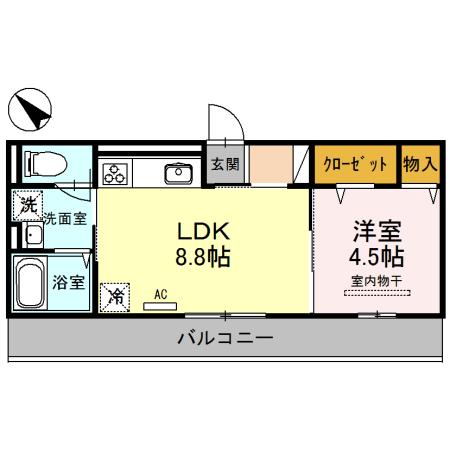 泉大津市我孫子のアパート