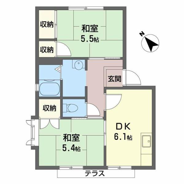 泉大津市二田町３丁目のアパート