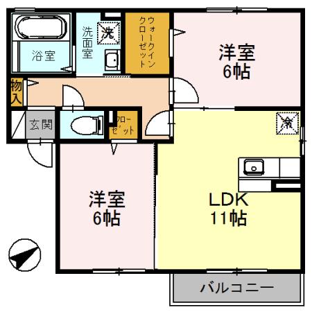 泉大津市東港町のハイツ
