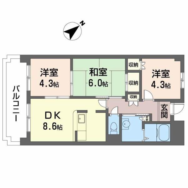 泉大津市東豊中町２丁目のマンション