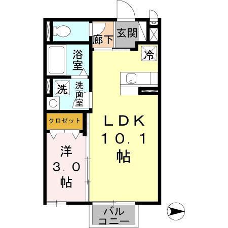 高石市東羽衣２丁目のハイツ