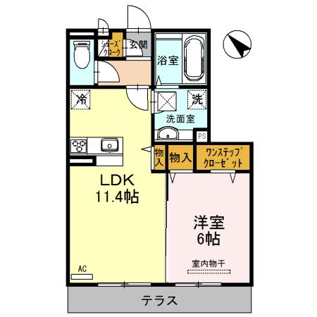 泉大津市東雲町のアパート