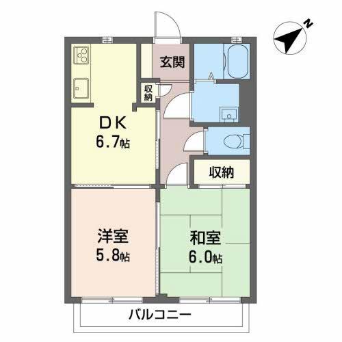 泉大津市豊中町１丁目のハイツ