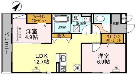 泉大津市我孫子１丁目のアパート