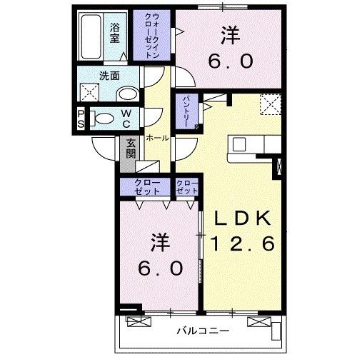 和泉市府中町のアパート(間取り)