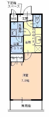 堺市西区上のアパート
