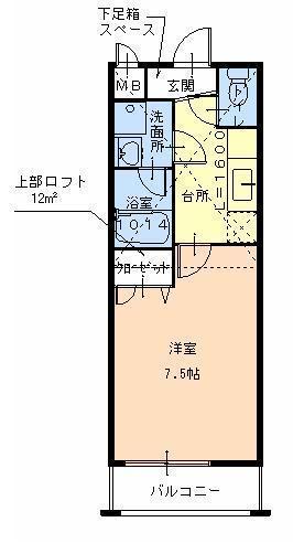 堺市西区上のアパート