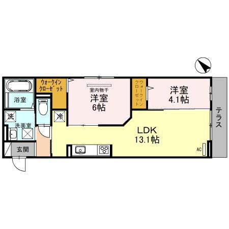 泉大津市式内町のアパート