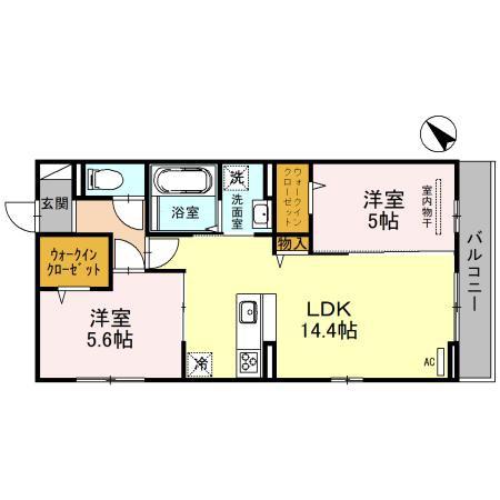 泉大津市式内町のアパート