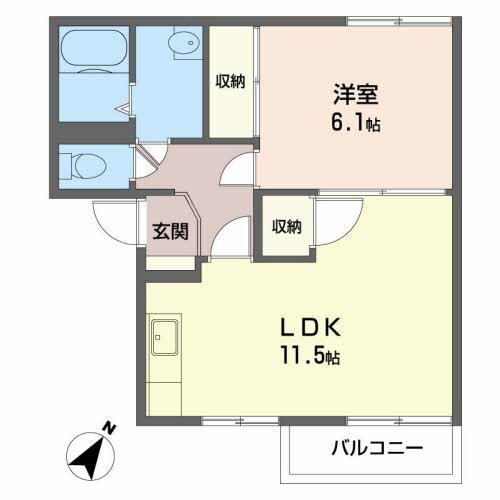 泉大津市二田町３丁目のハイツ
