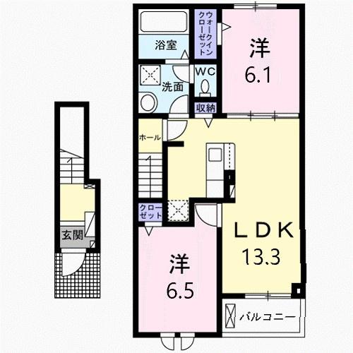 泉大津市西港町のアパート