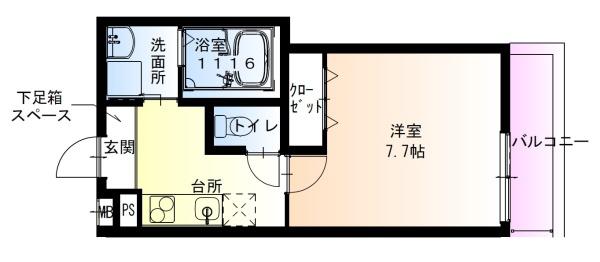 泉大津市式内町のアパート