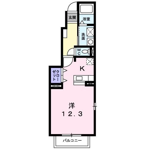 堺市西区鳳北町4丁のアパート(間取り)