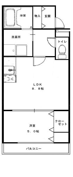 泉大津市田中町のアパート