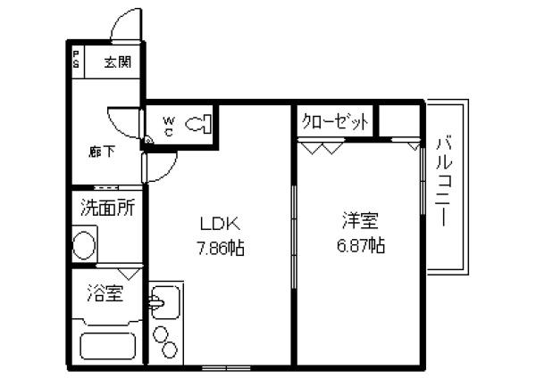 泉大津市旭町のアパート