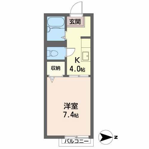 泉大津市神明町のハイツ