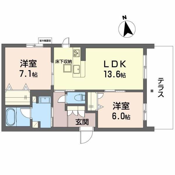 堺市西区浜寺元町６丁のマンション
