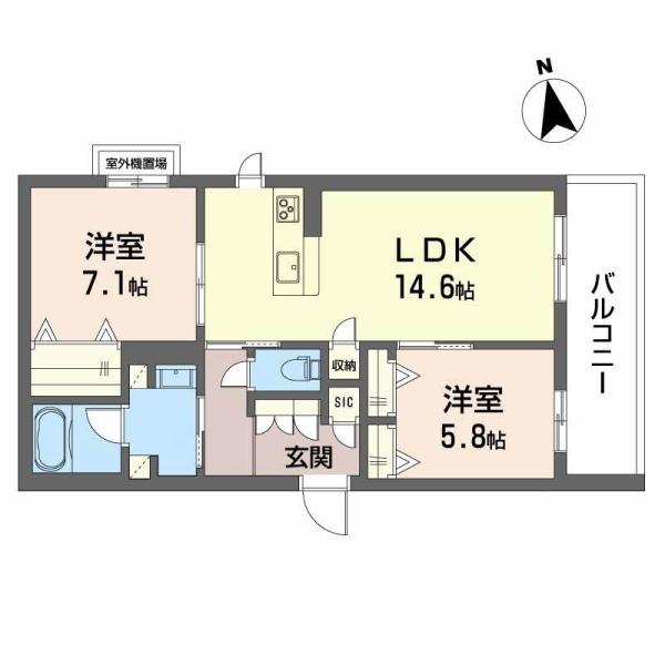 堺市西区浜寺元町６丁のマンション