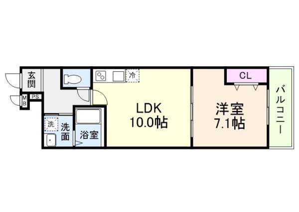 高石市綾園５丁目のアパート